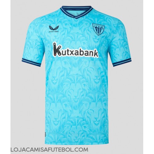 Camisa de Futebol Athletic Bilbao Equipamento Secundário 2023-24 Manga Curta